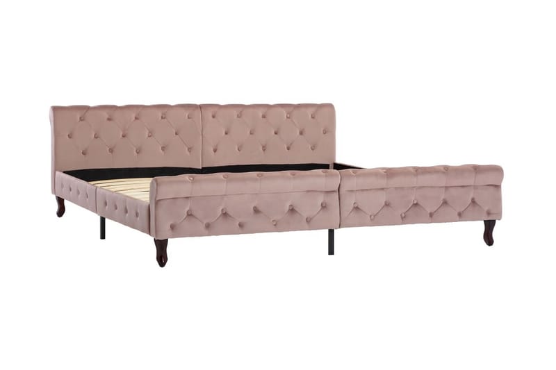 Sengestel 200X200 cm Flöjl Pink - Møbler - Senge - Sengeramme & sengestel