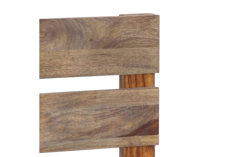 Sengestel 200x200 cm Massivt Sheeshamtræ - Møbler - Senge - Sengeramme & sengestel