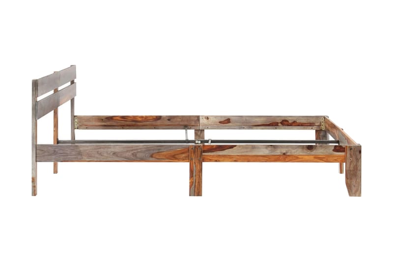 Sengestel 200x200 cm Massivt Sheeshamtræ - Møbler - Senge - Sengeramme & sengestel