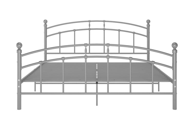 sengestel 200x200 cm metal grå - Grå - Møbler - Senge - Sengeramme & sengestel