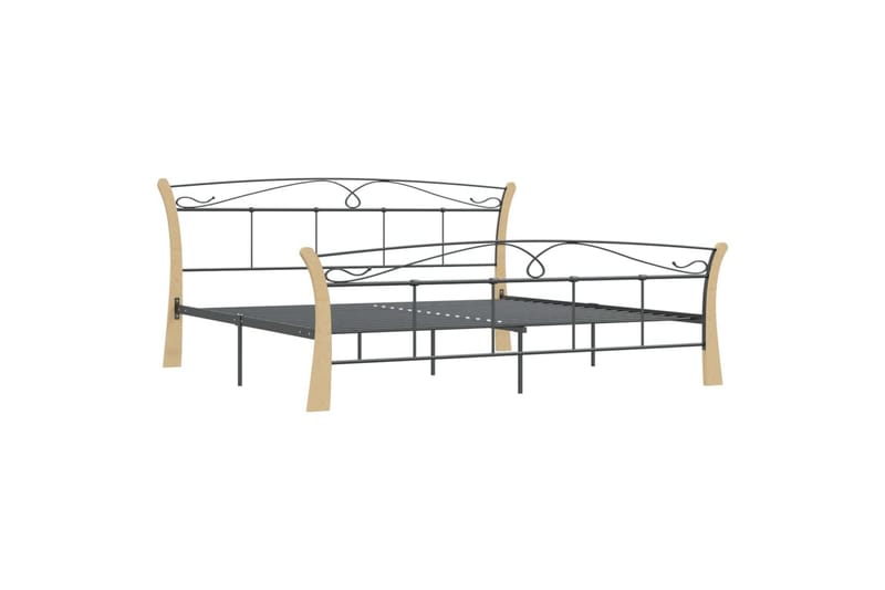 sengestel 200x200 cm metal sort - Sort - Møbler - Senge - Sengeramme & sengestel