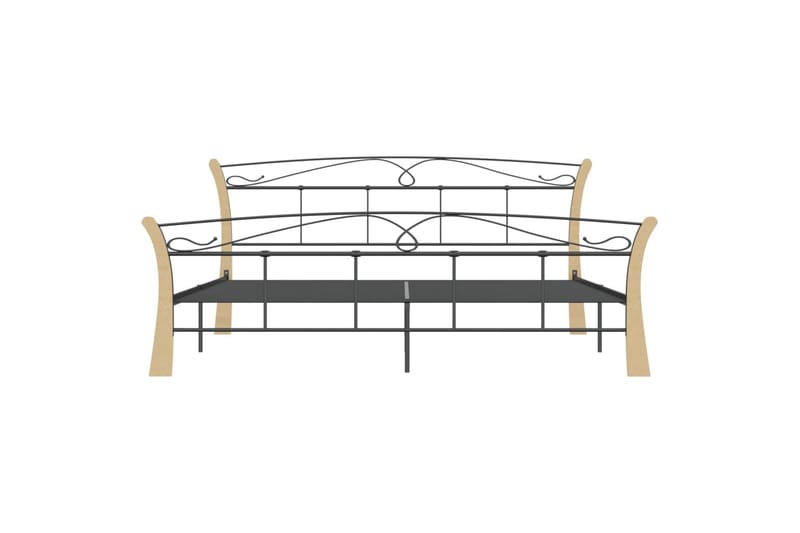 sengestel 200x200 cm metal sort - Sort - Møbler - Senge - Sengeramme & sengestel