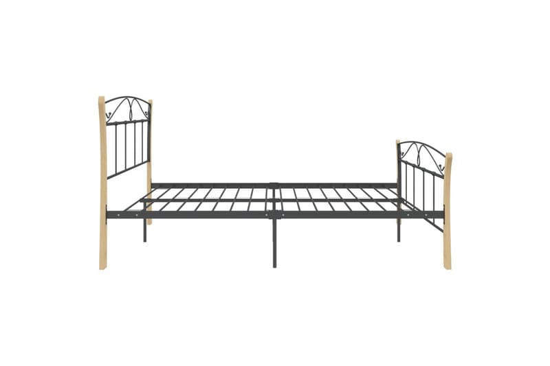 sengestel 200x200 cm metal sort - Sort - Møbler - Senge - Sengeramme & sengestel