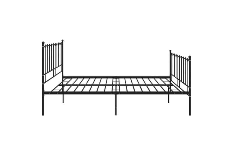 sengestel 200x200 cm metal sort - Sort - Møbler - Senge - Sengeramme & sengestel