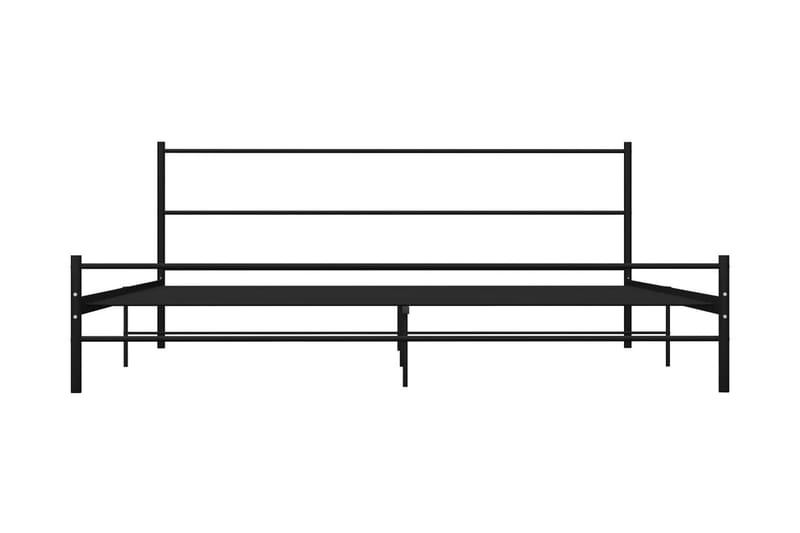 Sengestel 200x200 cm Metal Sort - Møbler - Senge - Sengeramme & sengestel