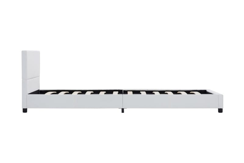 sengestel 90 x 200 cm kunstlæder hvid - Møbler - Senge - Sengeramme & sengestel