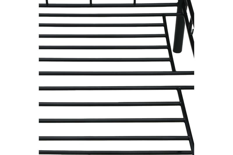 Sengestel 90 X 200 Cm Metal Sort - Sort - Møbler - Senge - Sengeramme & sengestel