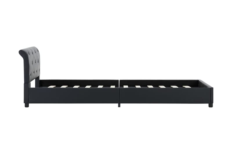 sengestel 90 x 200 cm sort kunstlæder - Møbler - Senge - Sengeramme & sengestel
