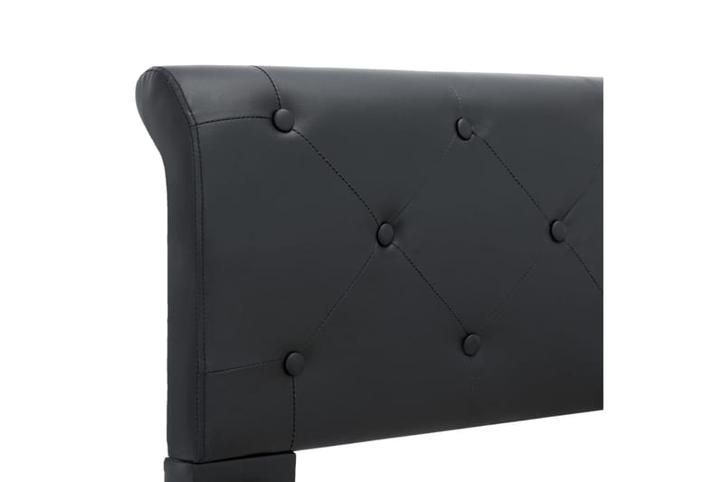 sengestel 90 x 200 cm sort kunstlæder - Møbler - Senge - Sengeramme & sengestel