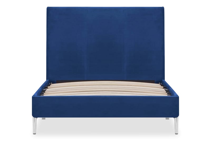 Sengestel 90 X 200 Cm Stof Blå - Blå - Møbler - Senge - Sengeramme & sengestel