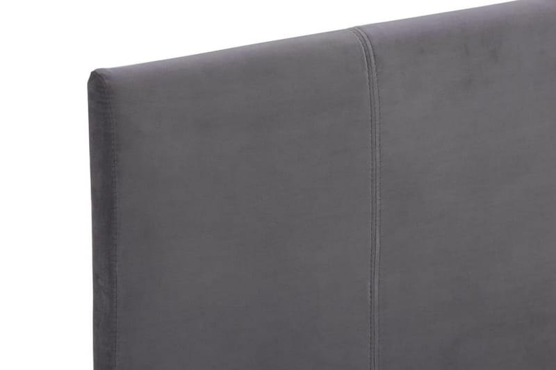 Sengestel 90 X 200 Cm Stof Grå - Grå - Møbler - Senge - Sengeramme & sengestel