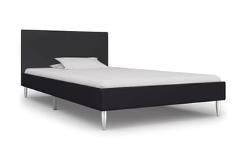 Sengestel 90 X 200 Cm Stof Sort - Sort - Møbler - Senge - Sengeramme & sengestel