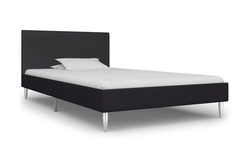 Sengestel 90 X 200 Cm Stof Sort - Sort - Møbler - Senge - Sengeramme & sengestel