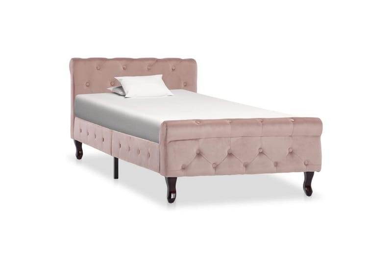 Sengestel 90X200 cm Flöjl Pink - Møbler - Senge - Sengeramme & sengestel