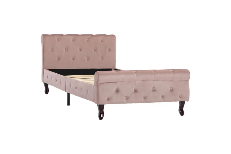 Sengestel 90X200 cm Flöjl Pink - Møbler - Senge - Sengeramme & sengestel