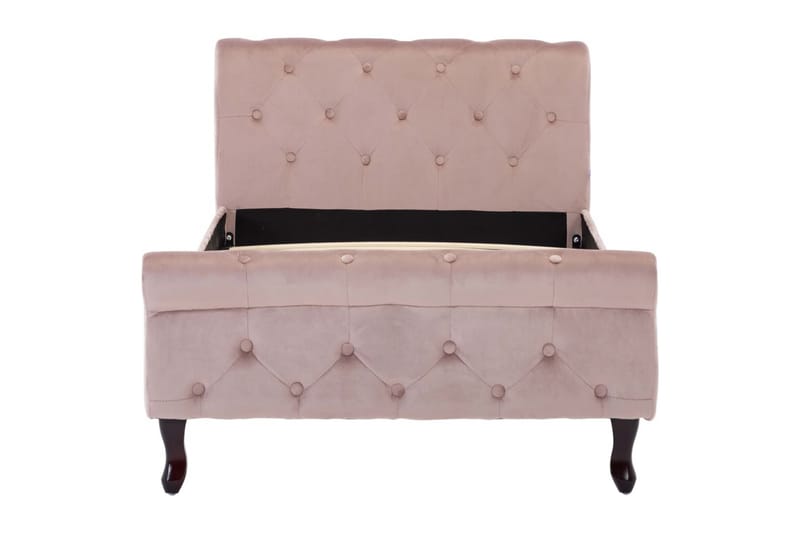 Sengestel 90X200 cm Flöjl Pink - Møbler - Senge - Sengeramme & sengestel
