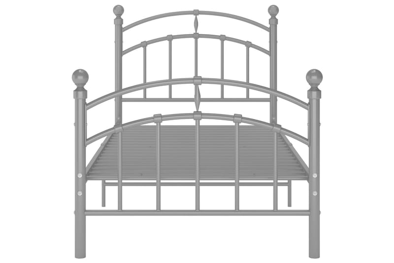 sengestel 90x200 cm metal grå - Grå - Møbler - Senge - Sengeramme & sengestel