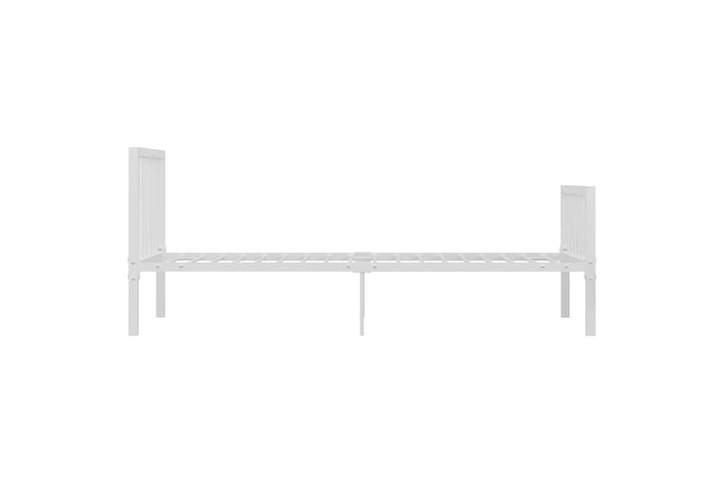 Sengestel 90x200 cm Metal Hvid - Hvid - Møbler - Senge - Sengeramme & sengestel
