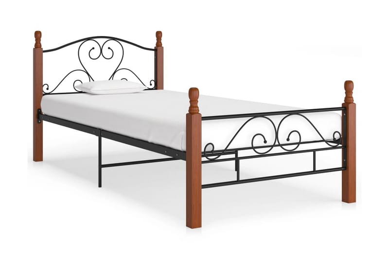 sengestel 90x200 cm metal sort - Sort - Møbler - Senge - Sengeramme & sengestel