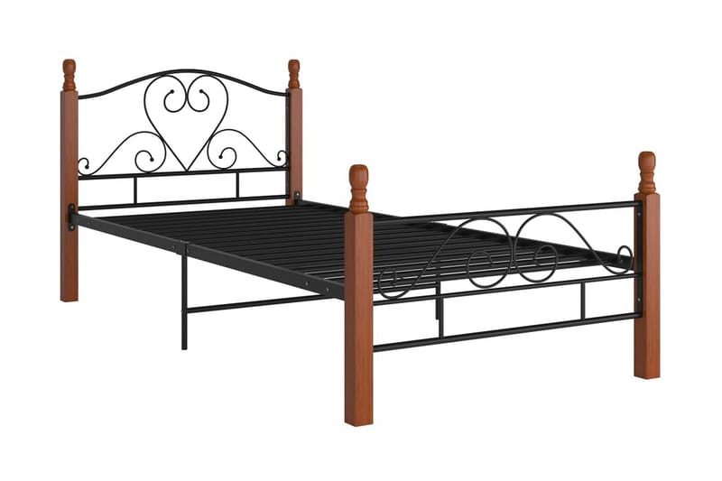 sengestel 90x200 cm metal sort - Sort - Møbler - Senge - Sengeramme & sengestel