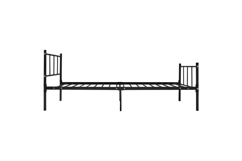 Sengestel 90X200 cm Metal Sort - Møbler - Senge - Sengeramme & sengestel