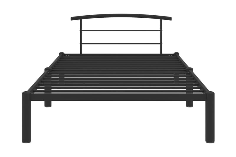 Sengestel 90X200 cm Metal Sort - Møbler - Senge - Sengeramme & sengestel