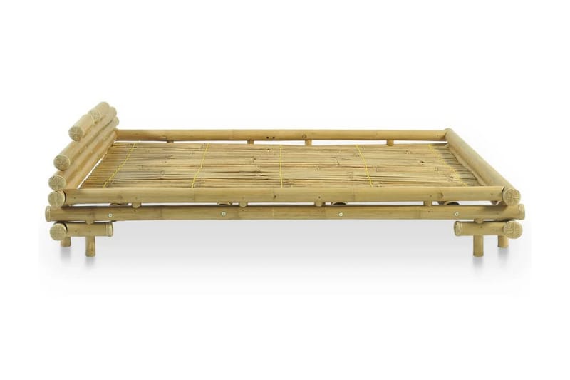 Sengestel Bambus 140 X 200 Cm - Brun - Møbler - Senge - Sengeramme & sengestel