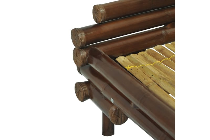 Sengestel Mørkebrun Bambus 140 X 200 Cm - Brun - Sengeramme & sengestel