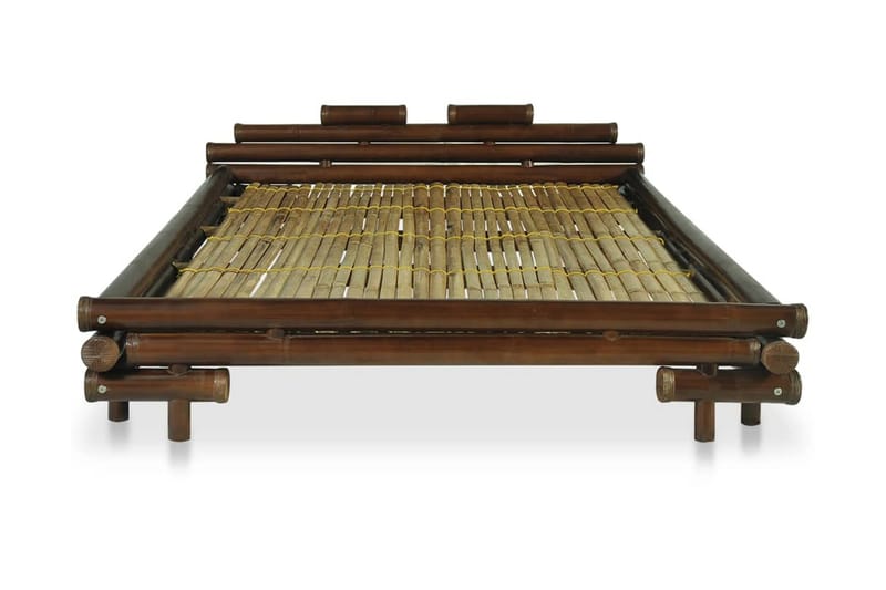 Sengestel Mørkebrun Bambus 140 X 200 Cm - Brun - Møbler - Senge - Sengeramme & sengestel