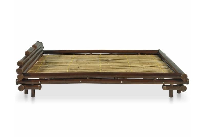 Sengestel Mørkebrun Bambus 140 X 200 Cm - Brun - Møbler - Senge - Sengeramme & sengestel
