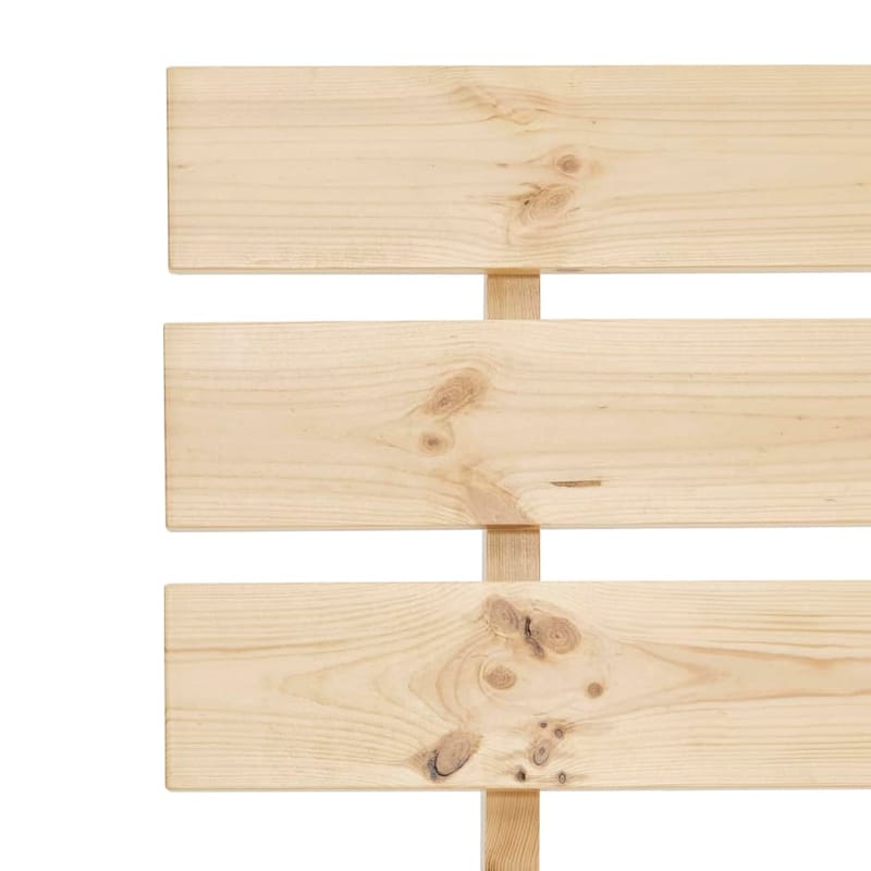 Sengestel Massivt Fyrretræ 100 X 200 Cm - Brun - Møbler - Senge - Sengeramme & sengestel
