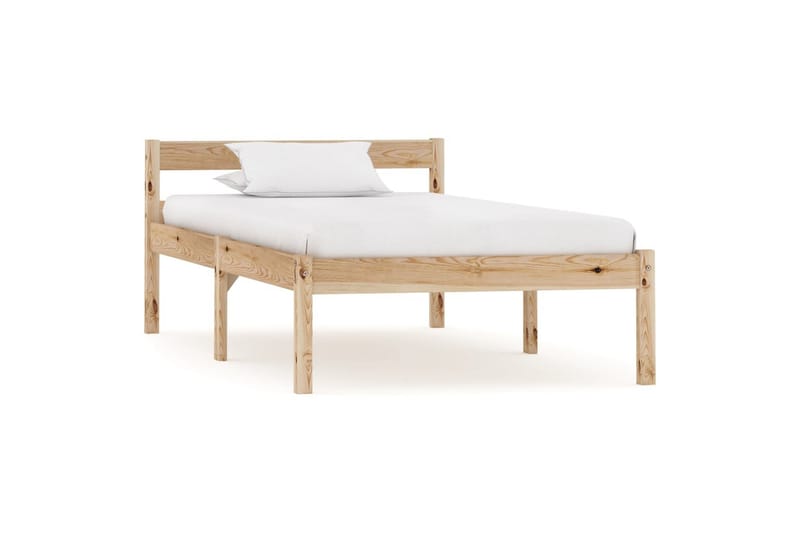 sengestel massivt fyrretræ 100 x 200 cm - Møbler - Senge - Sengeramme & sengestel