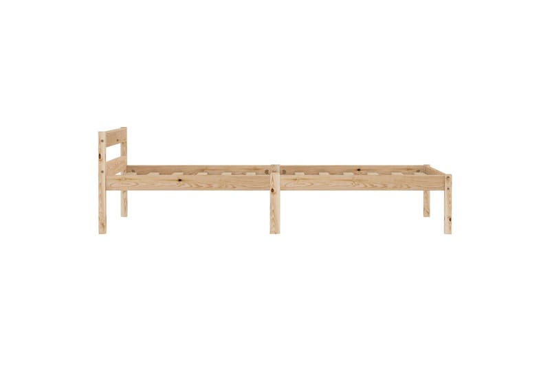 sengestel massivt fyrretræ 100 x 200 cm - Møbler - Senge - Sengeramme & sengestel