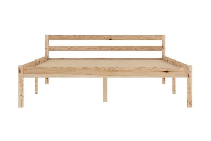 sengestel massivt fyrretræ 140 x 200 cm - Møbler - Senge - Sengeramme & sengestel