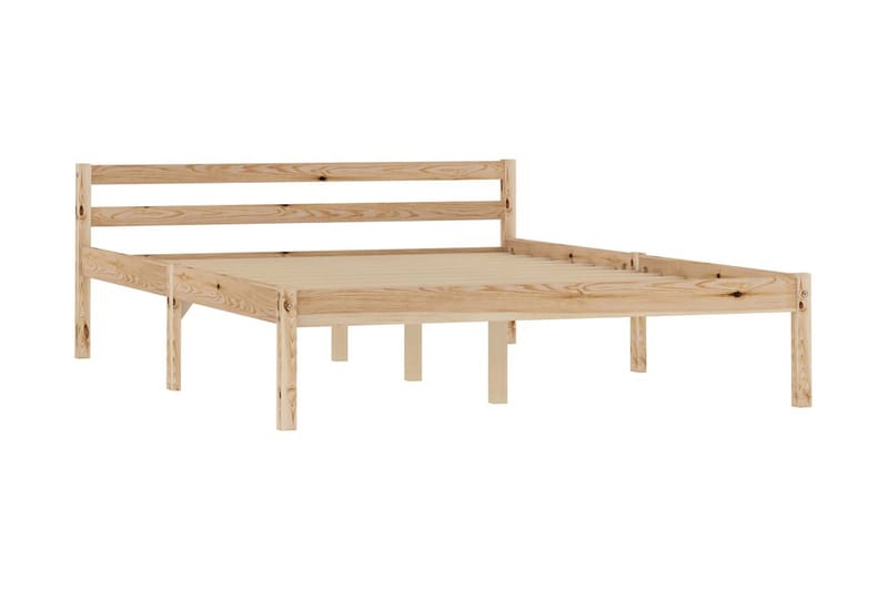 sengestel massivt fyrretræ 140 x 200 cm - Møbler - Senge - Sengeramme & sengestel
