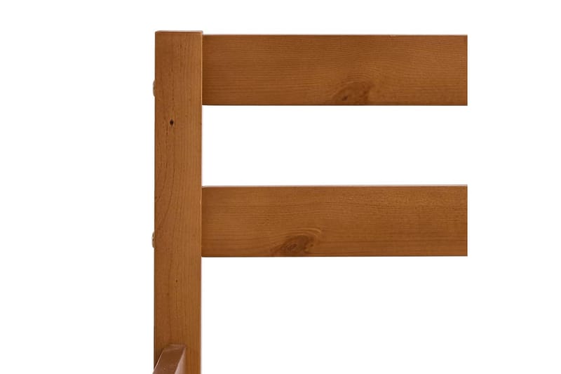 sengestel massivt fyrretræ 180 x 200 cm gyldenbrun - Møbler - Senge - Sengeramme & sengestel