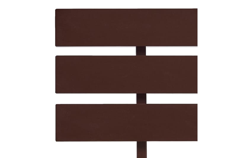Sengestel Massivt Fyrretræ 180 X 200 Cm Mørkebrun - Brun - Møbler - Senge - Sengeramme & sengestel