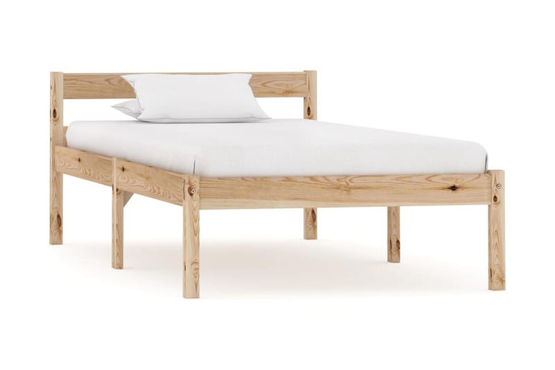 sengestel massivt fyrretræ 90 x 200 cm - Møbler - Senge - Sengeramme & sengestel