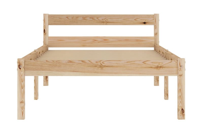 sengestel massivt fyrretræ 90 x 200 cm - Møbler - Senge - Sengeramme & sengestel