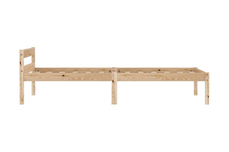 sengestel massivt fyrretræ 90 x 200 cm - Møbler - Senge - Sengeramme & sengestel