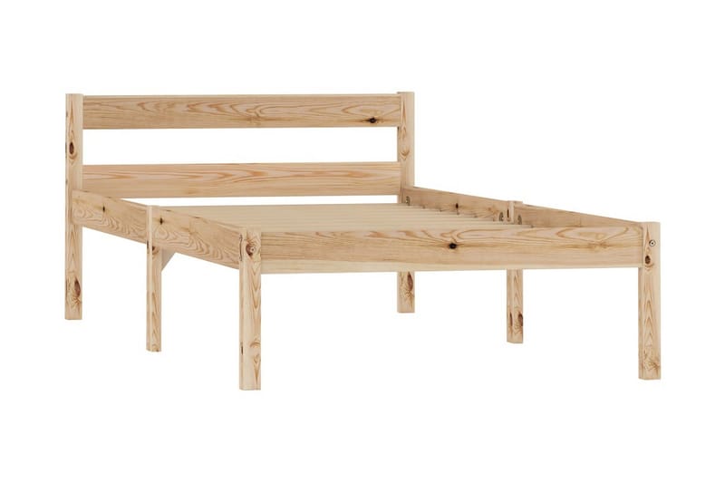 sengestel massivt fyrretræ 90 x 200 cm - Møbler - Senge - Sengeramme & sengestel
