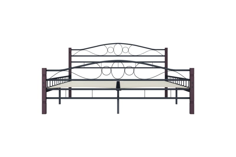 Sengestel Sort Metal 180 X 200 Cm - Sort - Møbler - Senge - Sengeramme & sengestel