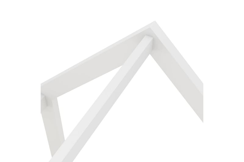 sengestel til børn med skuffer 90x200 cm massivt fyrretræ - Hvid - Møbler - Senge - Sengeramme & sengestel