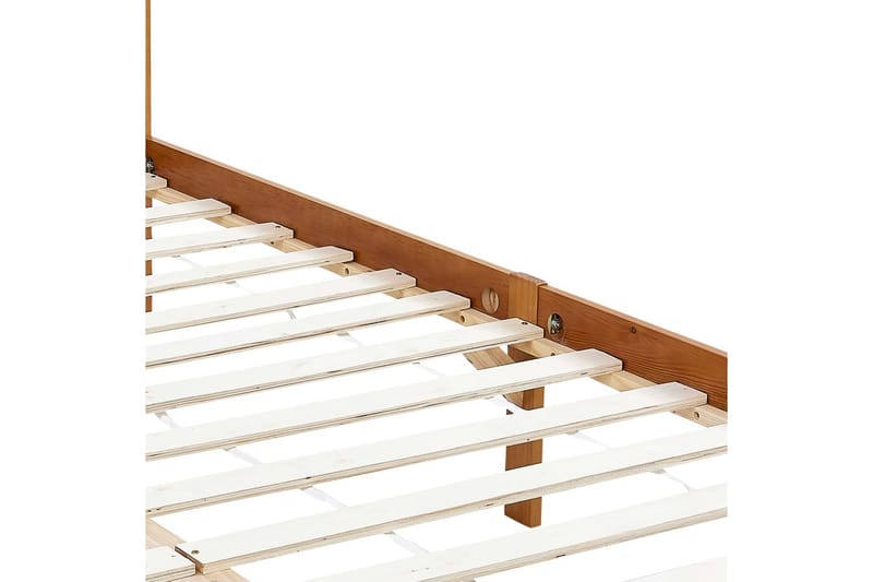 Sengestel Til Himmelseng 90x200 cm Fyrretræ Gyldenbrun - Møbler - Senge - Sengeramme & sengestel
