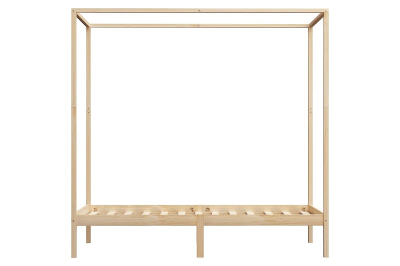 Sengestel Til Himmelseng 90x200 cm Massivt Fyrretræ - Møbler - Senge - Sengeramme & sengestel
