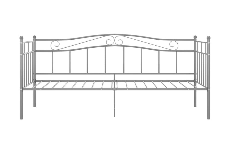 sengestel til sovesofa 90x200 cm metal grå - Grå - Sengeramme & sengestel