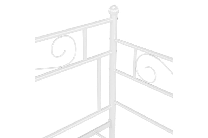 sengestel til sovesofa 90x200 cm metal hvid - Hvid - Sengeramme & sengestel