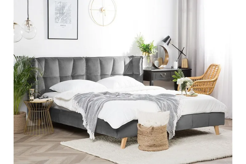 Senlis Dobbelt seng 180 | 200 cm, Grå