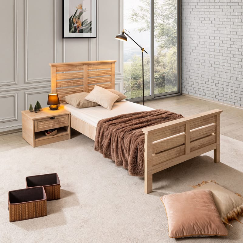 Single Bedstead Homitis - Møbler - Senge - Sengeramme & sengestel