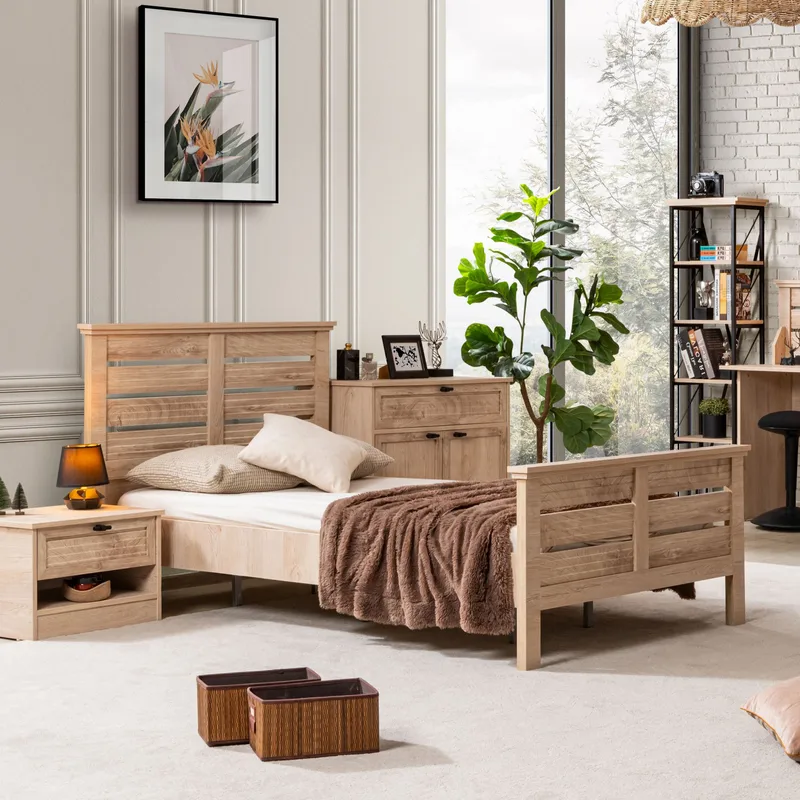 Single Bedstead Homitis - Møbler - Senge - Sengeramme & sengestel
